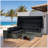 7-Piece Patio Furniture Set with Retractable Canopy