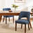 Upholstered Solid Wood Dining Side Chair-1558401755