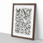 Ornithology Study of Birds XCI by Oliver Goldsmith - Picture Frame Drawing Print-55733979-55733980
