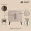 Armoire d'appoint en chêne blanchi-2138935395
