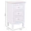 Quellenhof 41cm W Manufactured Wood Bedside Table