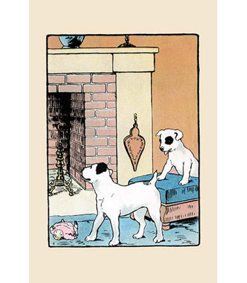 " Snip And Snap By The Fireplace " by Julia Dyar Hardy