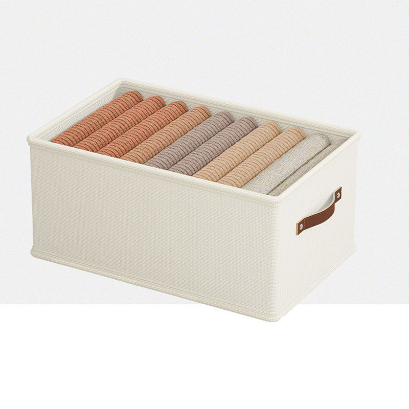 Foldable Cloth Storage Box Without Compartments