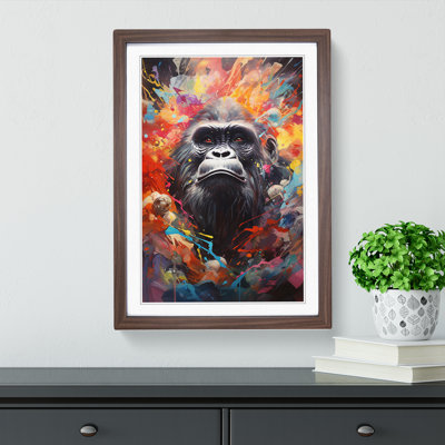 Gorilla Dadaism No.2 - Framed Print