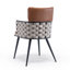 Chaise rembourrée avec accoudoirs Weaving Design-986535193
