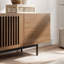 Meuble télé Mid-Century moderne avec pierre frittée-1219076472