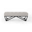 Banc moderne avec repose-pieds-322096875