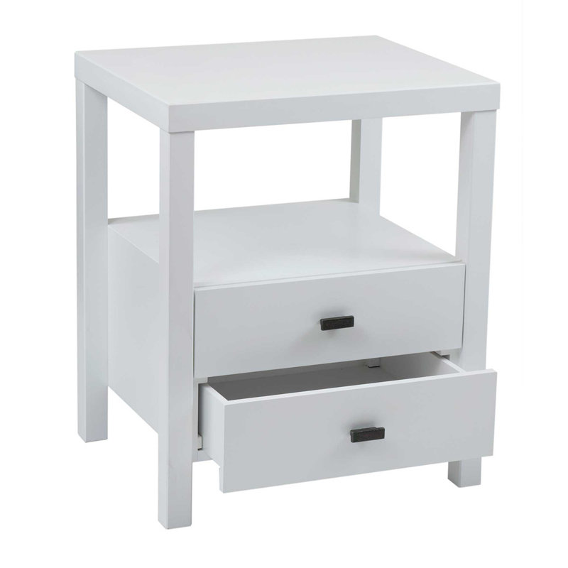 Table de chevet Adelaida, Blanc