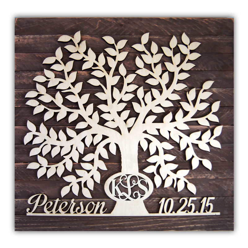 Livre d’or personnalisé arbre de mariage