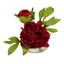 Arrangement floral pivoines en vase