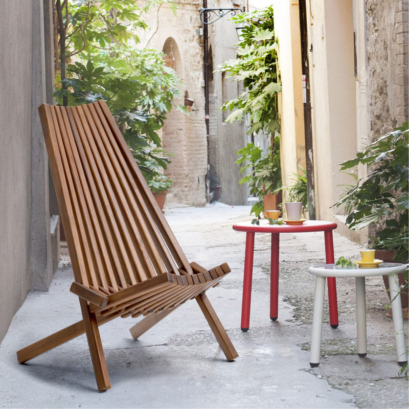 Chaise pliante en bois