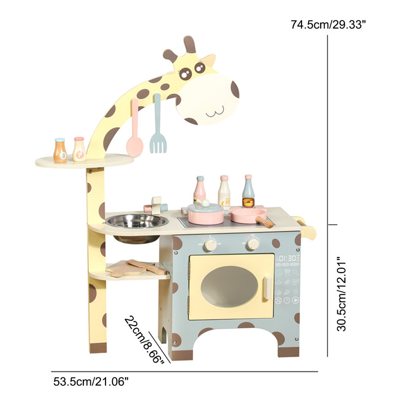 Preschool Kitchen Set with Kitchen Accessories