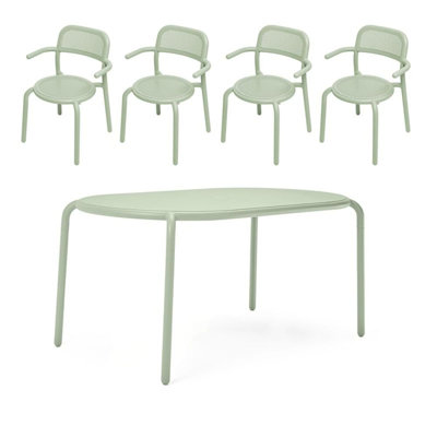 Ensemble de table de salle à manger d'extérieur Toni Tavolo