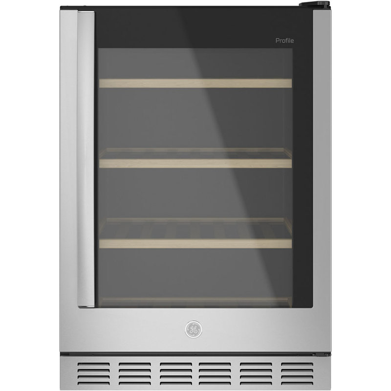 GE Profile 23.5'' W Convertible 155 Cans (12 oz.) 5.1 Cubic Feet Beverage Cooler with Wine Storage