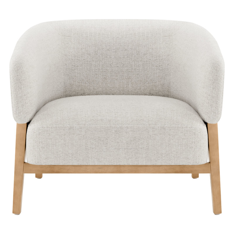 Fauteuil d'appoint rembourré Meraki, Blé Nathan