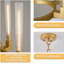 Jeitt 6 - Light Wagon Wheel Round Kitchen Island Gold Chandelier-1205442106