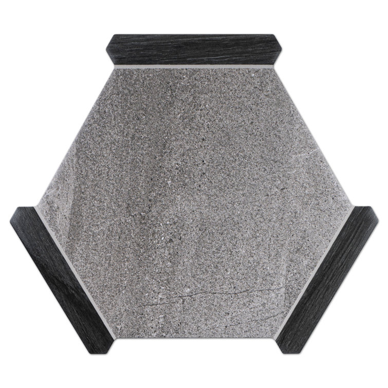Avant Denia Hexagon 9" x 10" Matte Porcelain Wall & Floor Tile