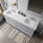 Double Bath Vanity with Carrara Marble Top-110912925