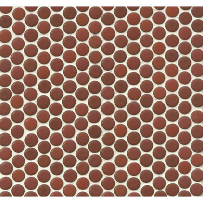 Échantillon-carreau de mosaïque ronde en porcelaine ronde