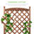 2 Robbie 48 in. Wood Planter Box & Diamond Lattice Trellis, with Drainage, Optional Wheels