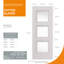 Catton Internal Door Primed-64487136