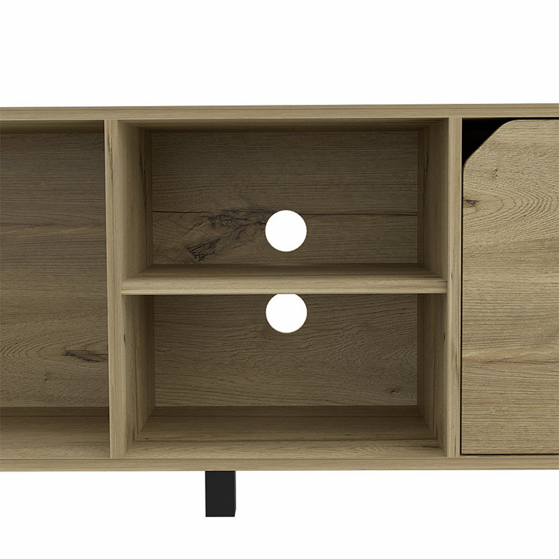 Crédence de rangement une pièce Camerynn, Beige
