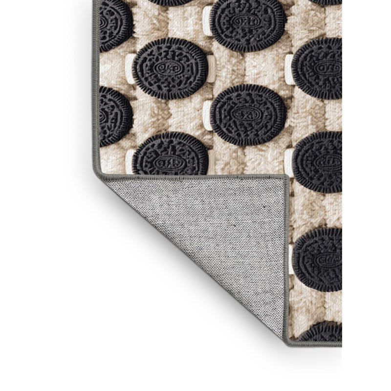  Tapis lavable Oreos Desserts, Rectangle 6 pi x 9 pi