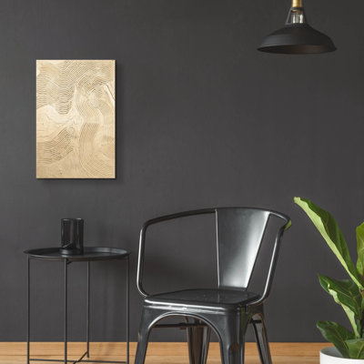 'Metallic - Champagne' by Design Fabrikken Acrylic Glass Wall Art
