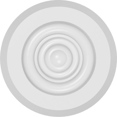 Standard Grayson Bullseye Rosette with Beveled Edge
