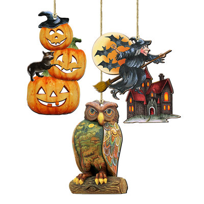 5.5'' Wood Holiday Shaped Ornament