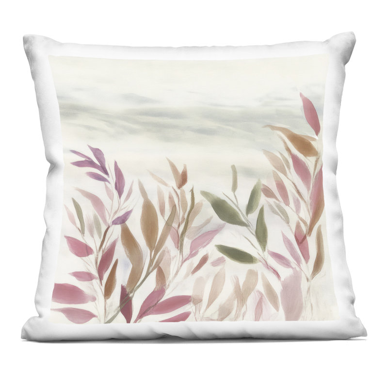 Coussin décoratif imprimé Gentle Earthy, Feuilles 2