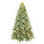 Arbre de Noël bleu-vert avec lumières DEL Élégant décor des Fêtes Installation facile aspect naturel