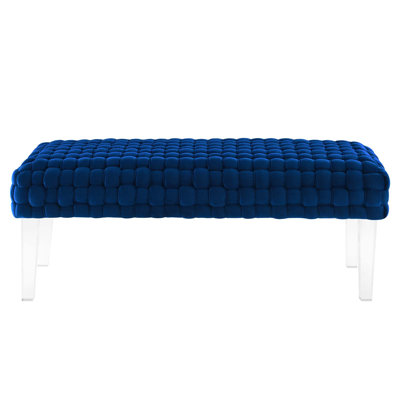 Modway Prologue Woven Performance Velvet Ottoman