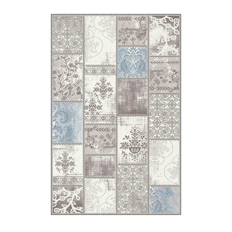 Antibacterial Hall Carpet, 3D Digital Printed, 3.3 x 4.9 ft | 100% Polyester, 0.3 in Pile Height, Non-Slip Underside, Machine Washable, Durable & Easy Care | Perfect for Living Room, Entryway & Home Décor