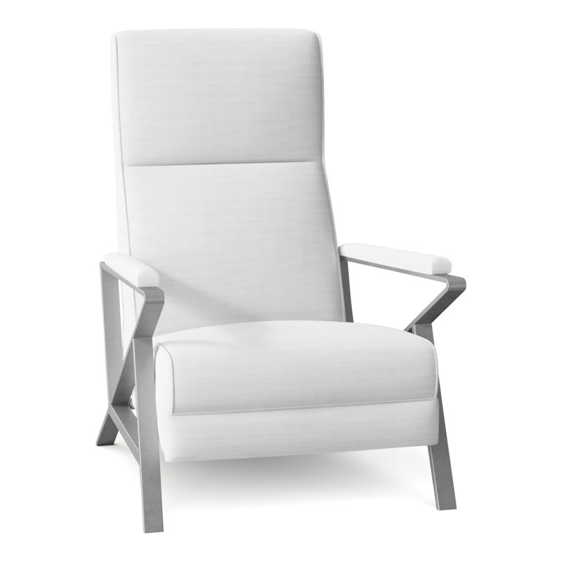 Infinity Recliner, Brushed Nickel, Perigold Ishi Blanca