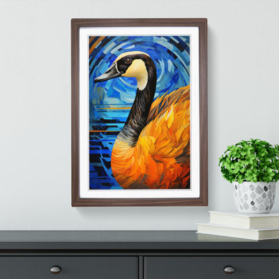 Goose Abstract - Framed Print