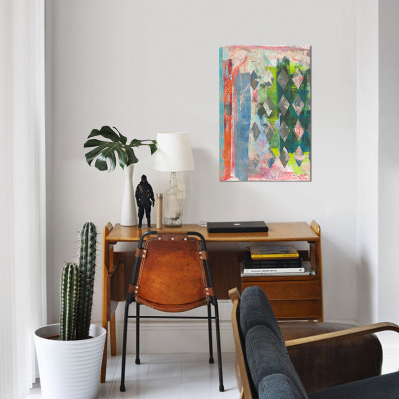 « chartreuse après i », impression sur toile, H 12 po x l 8 po x P 0,75 po, Toile tendue, Pas de tapis