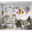 Papier peint mural de qualité supérieure - Whimsical Sky Friends-1884340211