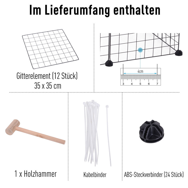 Weather Resistant Small Animal Playpen