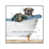 White Floater Framed