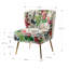 Amata Wooden Upholstery Armless Accent Chair-1295756620