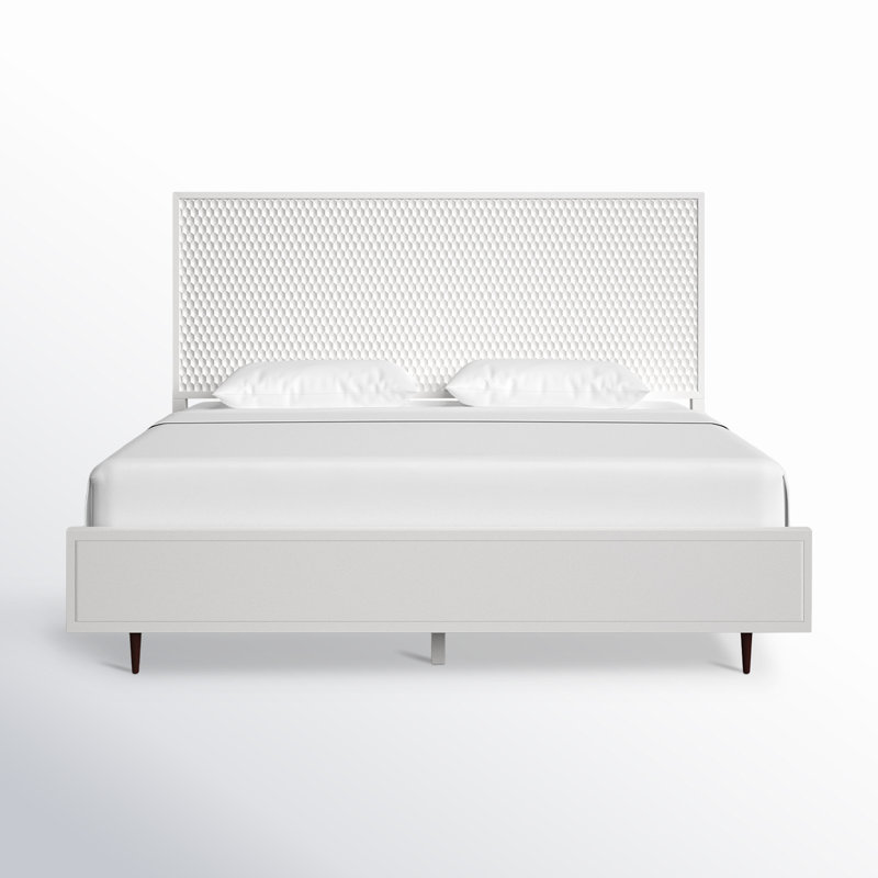 Capra Solid Wood Standard Bed, Standard King