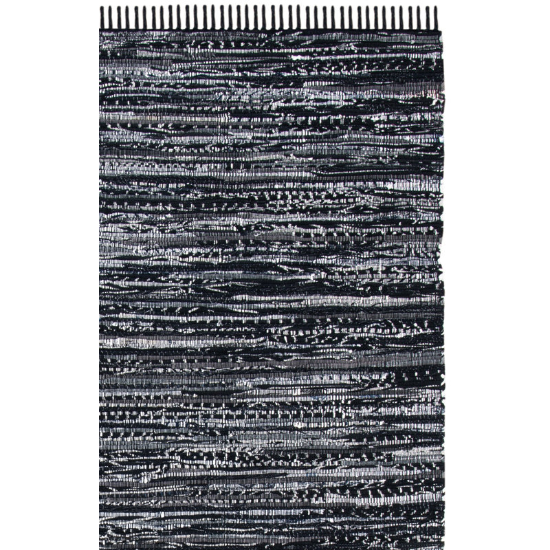 Tapis en coton tissé à la main Rag, Tapis de couloir 2 pi 3 po x 8 pi