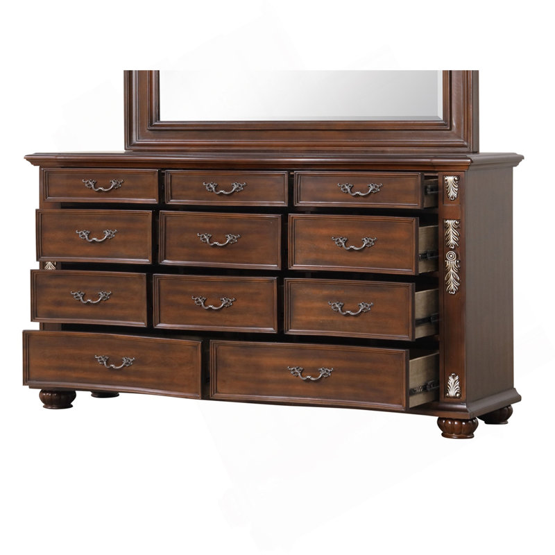 Lyon Glory Furniture G07100-D Cherry Dresser, Cherry