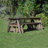 Aggi Rectangular 3 - Piece 2 - Person 150Cm L Outdoor Picnic Table-279493748-279493746