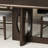 95.75 In. Brown Solid Wood Rectangle Dining Table
