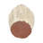 Terracotta Vase With Textured Carved Design Decorative Modern Accent Piece