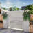Privacy Metal Screen Fence Panel Horizontal Stripe Pattern-69478607-112246456