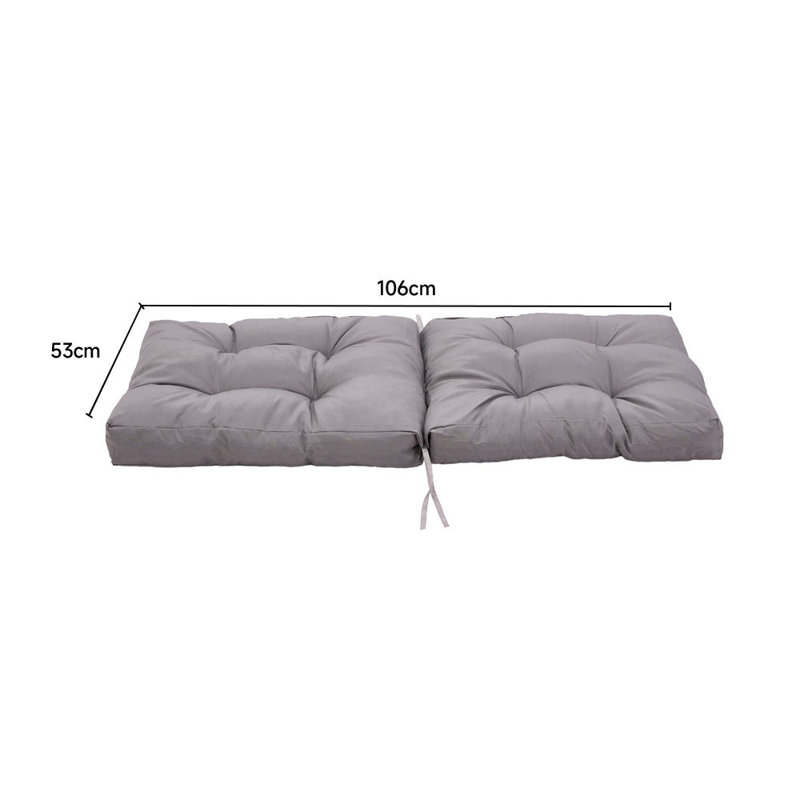Outdoor Seat/Back Cushion, Dark Grey