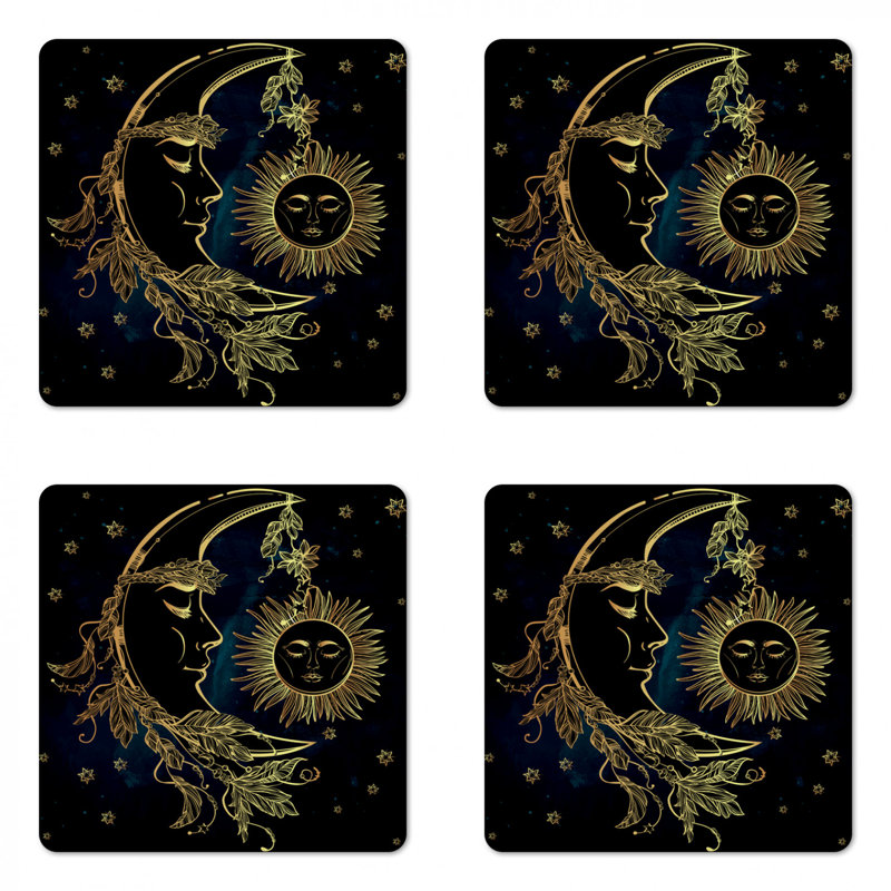 Square 4 Piece Coaster Set